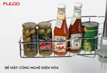 FC55 | MÂM XOAY TỦ BẾP 180 ĐỘ