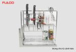FC08-01 | GIÁ ĐỰNG CHAI LỌ - DAO THỚT INOX NAN TRÒN