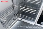 FC0504C | TỦ KHO 2 TẦNG INOX 304 NAN VUÔNG