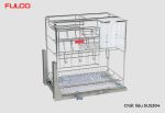 NS01T | GIÁ ĐỰNG CHAI LỌ - DAO THỚT INOX NAN TRÒN
