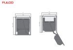 FC0504A | TỦ KHO 2 TẦNG KÍNH CƯỜNG LỰC