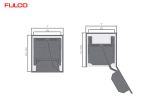 NS440-A | TỦ KHO 2 TẦNG KÍNH CƯỜNG LỰC