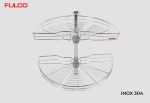 NS.180S | MÂM XOAY TỦ BẾP 180 ĐỘ