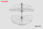 FC55 | MÂM XOAY TỦ BẾP 180 ĐỘ