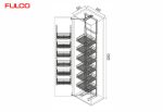 FC0502A | HỆ THỐNG TỦ KHO VÁCH KÍNH CƯỜNG LỰC