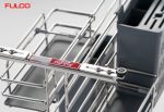 FC90 | GIÁ ĐỰNG CHAI LỌ - DAO THỚT NAN OVAL INOX 304