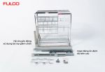 NS02V | GIÁ ĐỰNG CHAI LỌ - DAO THỚT ĐA NĂNG NAN VUÔNG