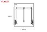 NSH.600A; NSH.900A | GIÁ TREO QUẦN ÁO DI ĐỘNG CAO CẤP