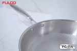 FC114 | CHẢO LIỀN KHỐI 3 LỚP INOX 304 CAO CẤP