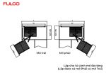 FC0504C | TỦ KHO 2 TẦNG INOX 304 NAN VUÔNG