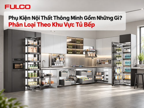 Phụ Kiện Nội Thất Thông Minh: Phân Loại Theo Khu Vực Bếp