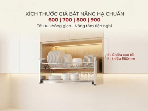 Tổng Hợp Các Kích Thước Giá Bát Nâng Hạ Chuẩn Nhất Hiện ay