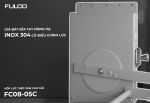 FC08-05C | GIÁ BÁT ĐĨA TAY NÂNG HẠ INOX 304 CÓ ĐIỀU CHỈNH LỰC