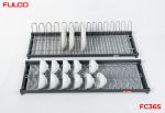 FC36S | GIÁ BÁT ĐĨA TỦ TRÊN INOX OVAL 304