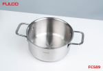 FC589 | BỘ NỒI FULCO CAO CẤP 4 MÓN INOX 304 LIỀN KHỐI 3 LỚP