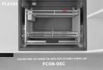 FC08-05C | GIÁ BÁT ĐĨA TAY NÂNG HẠ INOX 304 CÓ ĐIỀU CHỈNH LỰC