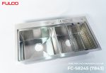 FC-S8245 (7843) | CHẬU RỬA 2 HỐ CÂN SUS304 CAO CẤP