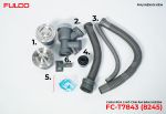 FC-T7843 (8245) | CHẬU RỬA 2 HỐ CÂN ÂM BÀN SUS304