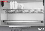 GV18 | GIÁ BÁT ĐĨA TỦ TRÊN INOX