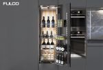 FC0508C | TỦ KHO 4 TẦNG INOX 304 NAN VUÔNG CÁNH MỞ QUAY