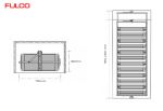 FCH403-10 | GIÁ ĐỰNG GiÀY 360 ĐỘ CAO CẤP (800mm)