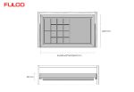 FCH203 | NGĂN KÉO ĐỰNG TRANG SỨC, PHỤ KIỆN THỜI TRANG CAO CẤP (700mm)