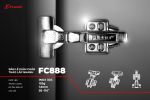 FC888 | BẢN LỀ INOX 304, THÁO LẮP NHANH, GIẢM CHẤN, CAO CẤP