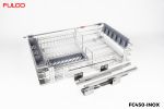 FC450 INOX | RAY ÂM GIẢM CHẤN INOX DÀNH CHO GIÁ XOONG NỒI, BÁT ĐĨA, TỦ DƯỚI