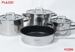 FC389 | BỘ NỒI INOX FULCO CAO CẤP