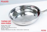 FC113 | CHẢO INOX 304 LIỀN KHỐI 3 LỚP CAO CẤP