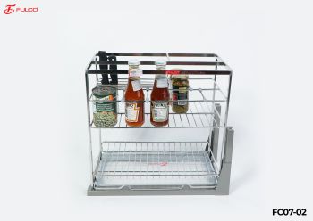 FC07-02 | GIÁ ĐỰNG CHAI LỌ - DAO NAN VUÔNG