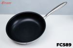 FC589 | BỘ NỒI FULCO CAO CẤP 4 MÓN INOX 304 LIỀN KHỐI 3 LỚP