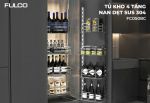 FC0508C | TỦ KHO 4 TẦNG INOX 304 NAN VUÔNG CÁNH MỞ QUAY