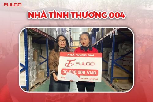 NGÔI NHÀ TÌNH THƯƠNG 004 - FULCO XÂY MÁI ẤM TRAO YÊU THƯƠNG.