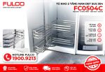 FC0504C | TỦ KHO 2 TẦNG INOX 304 NAN VUÔNG