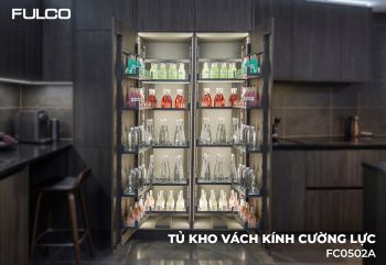 FC0502A | HỆ THỐNG TỦ KHO VÁCH KÍNH CƯỜNG LỰC