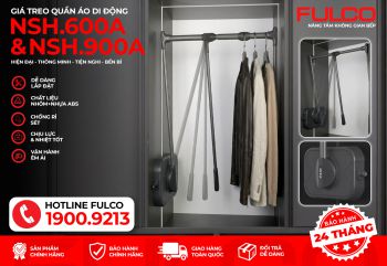 NSH.600A; NSH.900A | GIÁ TREO QUẦN ÁO DI ĐỘNG CAO CẤP