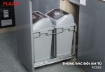 FC202 | THÙNG RÁC ĐÔI GẮN CÁNH RAY GIẢM CHẤN