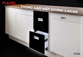 FC35 | THÙNG GẠO 2 NGĂN KÉO