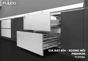 FCP09A | GIÁ BÁT ĐĨA - XOONG NỒI TỦ DƯỚI PREMIUM