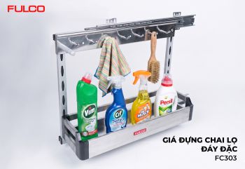 FC303 | GIÁ ĐỰNG CHAI LỌ TẨY RỬA ĐÁY ĐẶC