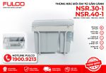 NSR | THÙNG RÁC ĐÔI GẮN CÁNH CÓ GIẢM CHẤN