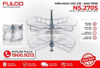 NS.270S | MÂM XOAY TỦ BẾP 270 ĐỘ