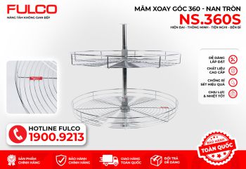 NS.360S | MÂM XOAY TỦ BẾP 360 ĐỘ