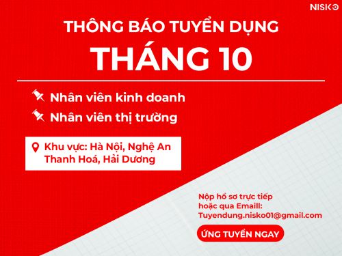 Tuyển dụng tháng 10