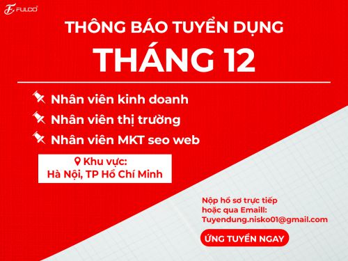 Tuyển dụng tháng 12