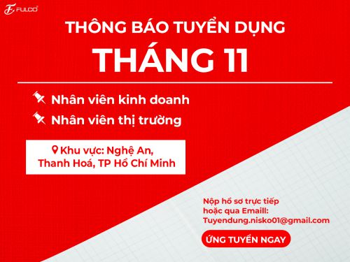Tuyển dụng tháng 11